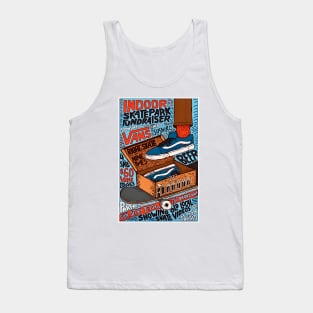 Skate Retro Poster Tank Top